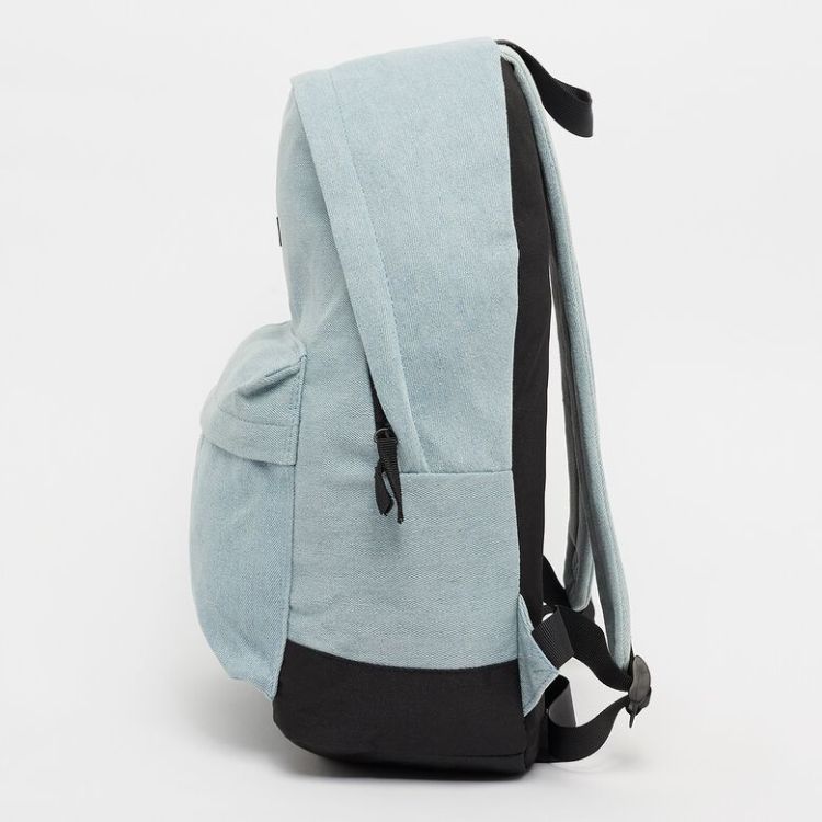 Woven Label Basic Logo Denim Backpack