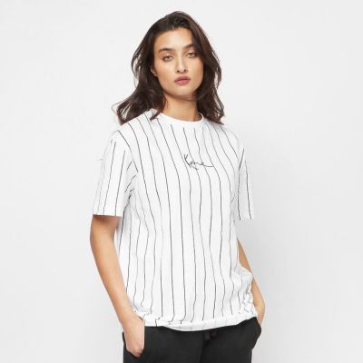 Small Signature Essential Pinstripe OS Tee
