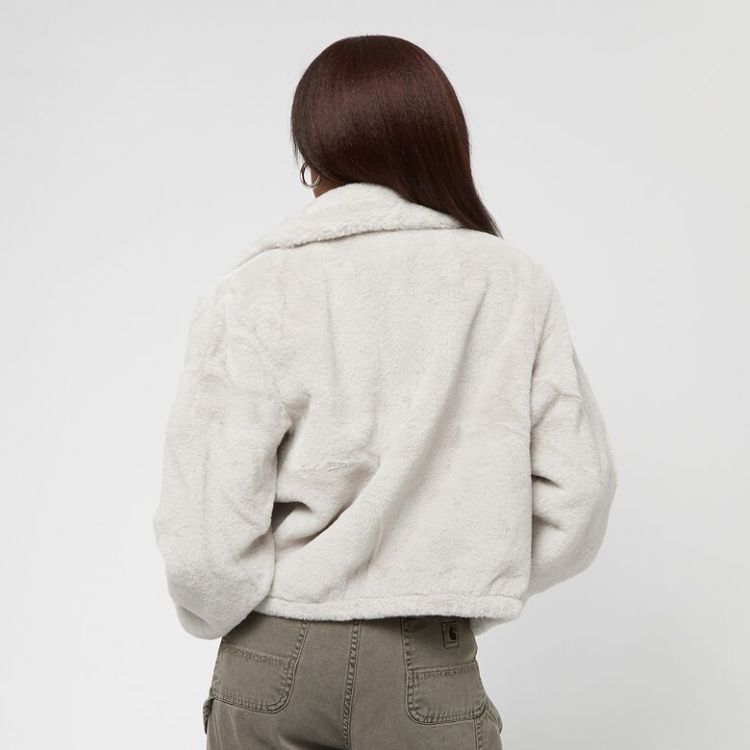 Metal Signature Fake Fur Jacket