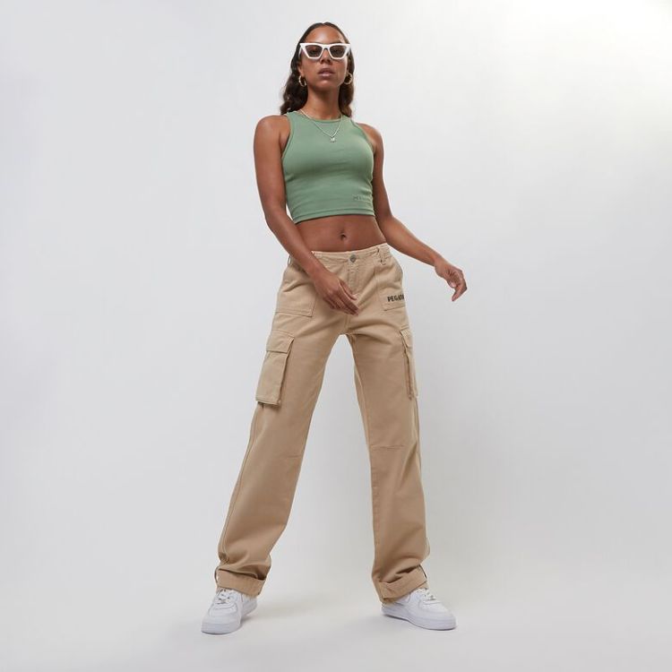 Ayla Crop Top Vintage Washed Cypress