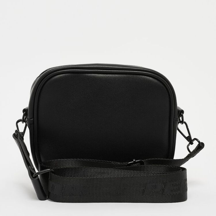 Skibo Logo Faux Leather Shoulder Strap Bag
