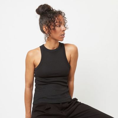 Ladies Racer Back Rib Top