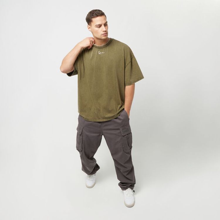 Small Signature Heavy Jersey Washed Boxy Tee