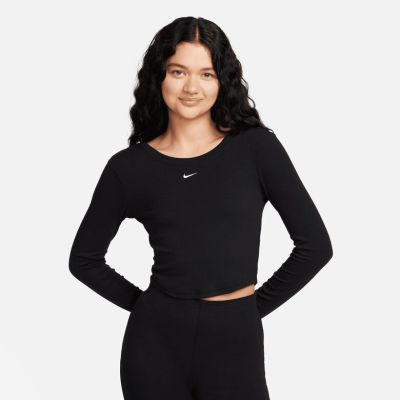 Sportswear Chill Knits Mini-Ribbed Long Sleeve Top