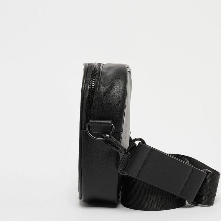Skibo Logo Faux Leather Shoulder Strap Bag
