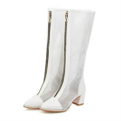 2021  new shoes, summer boots, hollow high heeled boots, fashionable non slip wear resistant boots 34 47women sandals