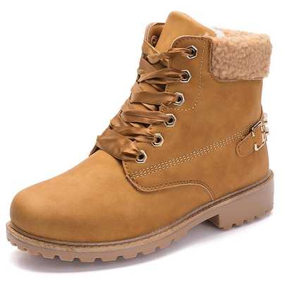 Autumn Early Winter Shoes Women Flat Heel Boots Fashion Keep Warm Women's Boots Brand Woman Ankle Botas Camouflage Booties