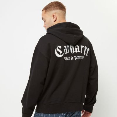 Hooded Onyx Script Sweatshirt