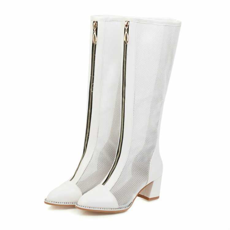 2021  new shoes, summer boots, hollow high heeled boots, fashionable non slip wear resistant boots 34 47women sandals