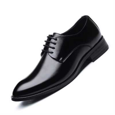 Men Dress Shoes Man Business Dress Classic Style Flats Brown Black Lace Up Pointed Toe Shoe for Men Oxford Shoes 38 48