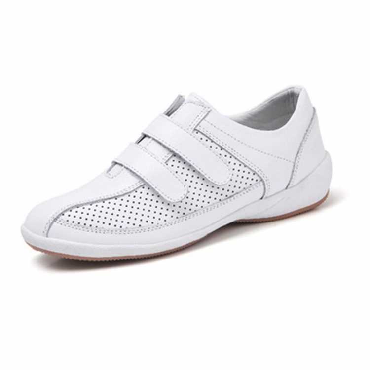 Casual Shoes Female Breathable Genuine Leather Women Flat Shoes Comfortable Soft Fashion Lightweight Walking Footwear Ladies