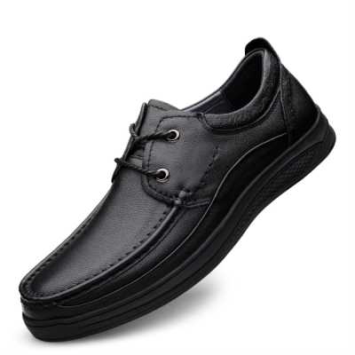 Luxury Genuine Leather Dress Shoes Men Classic Business Leather Shoes Hand Made Sewing Leather Men's Shoes Breather Men Shoes