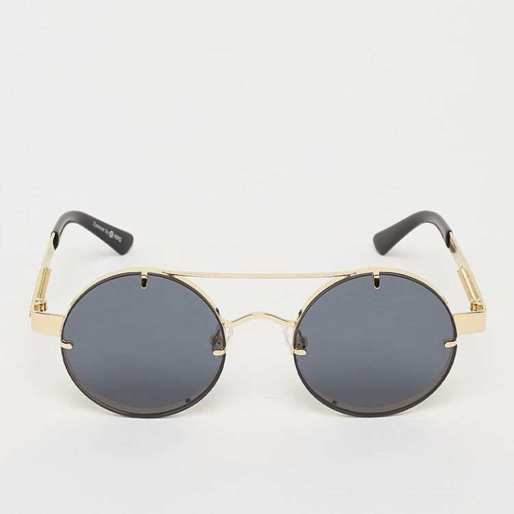 Oval gafas de sol - dorado, verde
