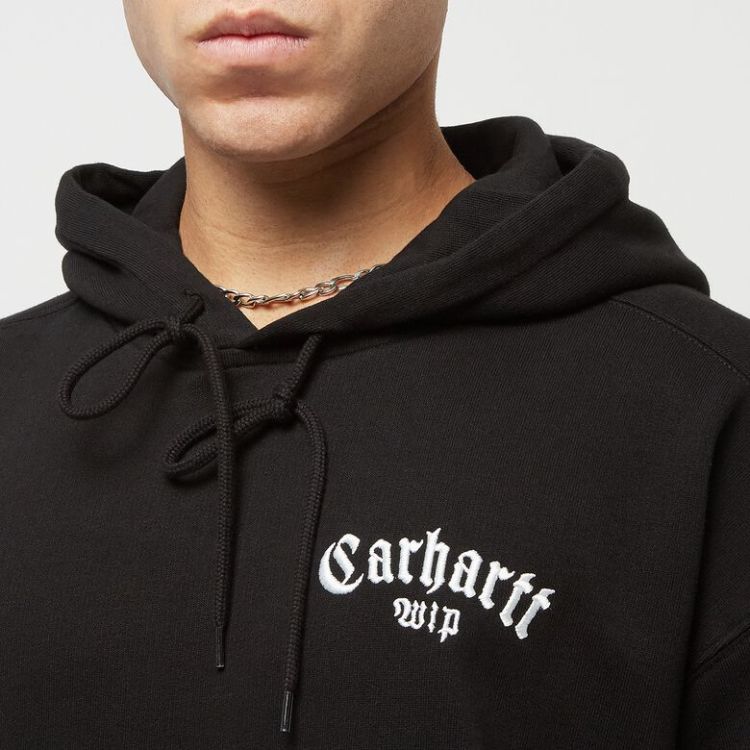 Hooded Onyx Script Sweatshirt