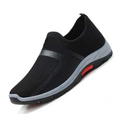 Slip on Men Shoes Mesh Sport Shoes Male Big Size Running Shoes Man Low Top Blue Sneakers Breathable Men's Summer Sports Shoe